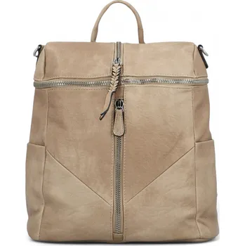 Městský batoh Trendy dámský koženková batoh Lively, khaki