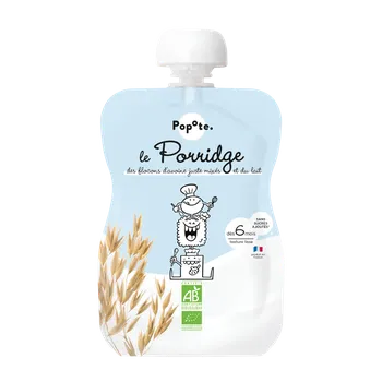 POPOTE BIO ovesná kaše s kravským mlékem 100 g