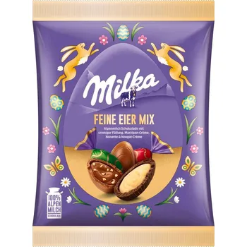 Čokoláda Milka Feine Mix čokoládová vajíčka 138 g
