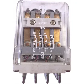 Relé Elektromagnetický relé R15 4PDT 10A 24V