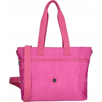 Dámská shopper taška Crinkle Enrico Benetti 15" - fuchsiová