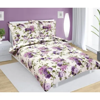 Povlečení Povlečení bavlněné Lila BX1000987 - 140x220, 70x90 cm