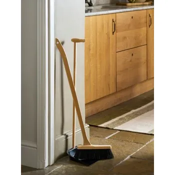 Lopatka a smetáček s dlouhou rukojetí Beech Black