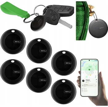 GPS lokátor 6x MiTag MiLi ANDROID pro batoh, klíče, zavazadla a psy