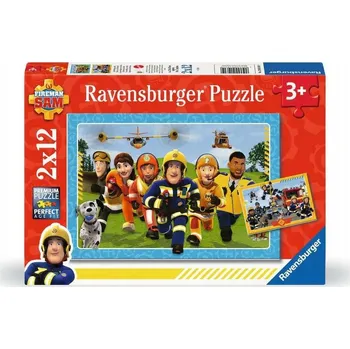 Puzzle RAVENSBURGER Puzzle Požárník Sam v akci 2x12 dílků
