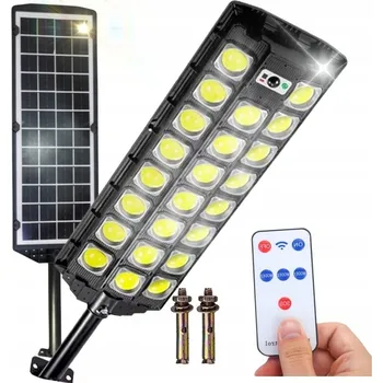Venkovní osvětlení Solární lampa výkonná LED 2000W s pohybovým senzorem, pouliční, s dálkovým ovládáním, zahradní