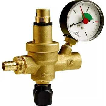 Kotel AFRISO armatura dopouštěcí FAM, s manometrem