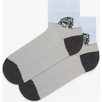 Pánské oblečení Ponožky Gatta 234.N59 Cottoline Spring chlapecké vzorované 30-32 Námořnictvo 27-29