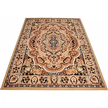 Koberec Makro Abra Kusový koberec ATLAS E951A tmavě béžový Rozměr: 180x250 cm