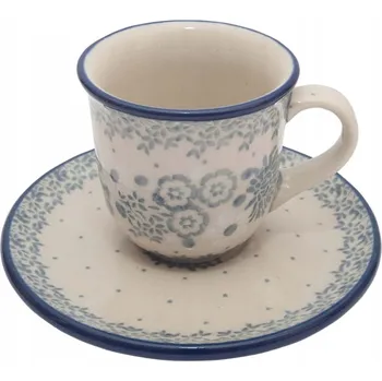 Šálek Bolesławiec květinová keramika vintage 60 ml