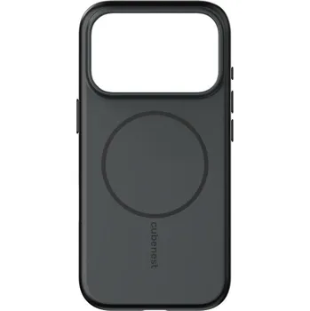 Pouzdro na mobilní telefon Cubenest Kryt na iPhone 17 Pro s podporou MagSafe matný černý
