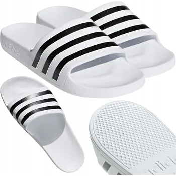 Pánské pantofle PÁNSKÉ PANTOFLE BAZÉNOVÉ SPORTOVNÍ PANTOFLE LEHKÉ GUMOVÉ DOMÁCÍ POHODLNÉ ADIDAS 46