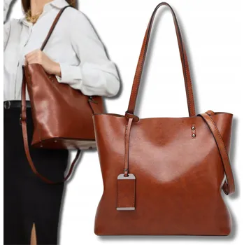 Kabelka EdiBazzar kabelka eko kůže hnědá