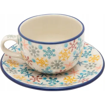 Šálek Ceramika Artystyczna Bolesławiec 200 ml, vícebarevný