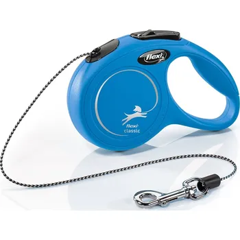 Vodítko pro psa Flexi Vodítko Classic M lanko 8m modré