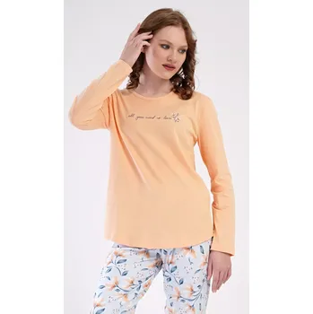 Pánská móda Dámské pyžamo dlouhé Karolína světle modrá XXL