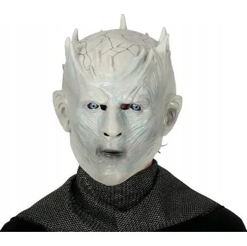Karnevalová maska Maska na obličej Guirca latexová bílá