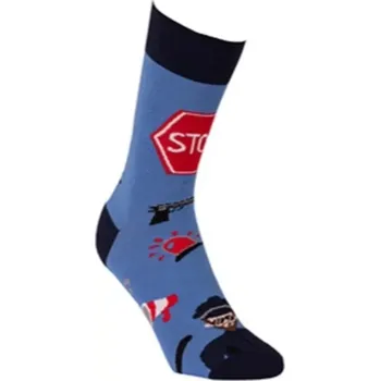 Vzorované pánské ponožky PERFECT MAN-CASUAL džínovina 45/47