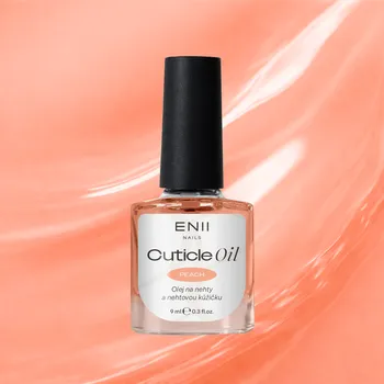 Výživa nehtů ENII NAILS Cuticle oil peach 9 ml