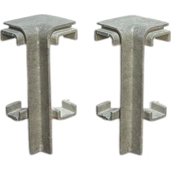 soklová lišta Roh IN vnitřní Soklové lišty SPC RIGID beton xj8 2 ks