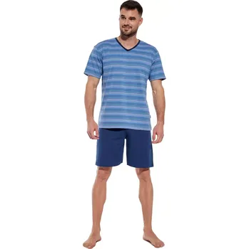 Pánské pyžamo Pánské pyžamo 330/40 Various - CORNETTE světle modrá XXL
