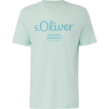 Pánské tričko Pánské tričko s.Oliver RL T-SHIRT SS NOOS 3XL Světle zelená, Tyrkysová