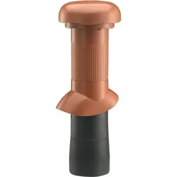 Dlouhá odvětrávací roura Venduct® 125 mm s odvodem kondenzátu Varianta: antracit