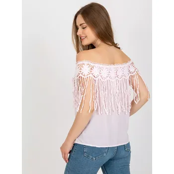 Dámská košile Halenka AT BZ 1801.87 světle růžová M/L