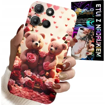 Pouzdro na mobilní telefon POUZDRO PRO MOTOROLA EDGE 60 PRO 5G - MEDVÍDCI, LOVE YOU, SRDCE, MNOHO CASE
