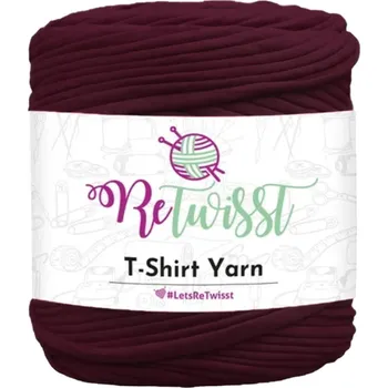 Příze špagáty ReTwisst vínově ostružinová