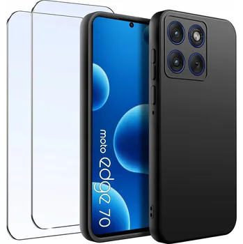 Pouzdro na mobilní telefon Zadní Kryt KrainaGSM pro Motorola Edge 70 černý