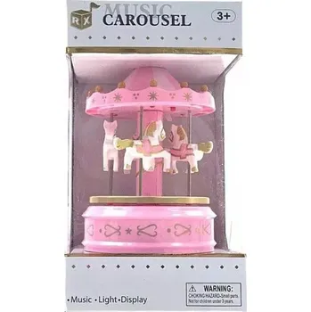 Kolotoč nad postýlku Kolotoč nad postýlku s hracím strojkem, na baterie; 23x13x13 cm