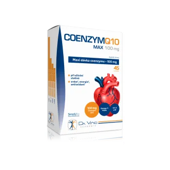 Zdraví Coenzym Q10 Max 100 mg Da Vinci Academia 45 tob.