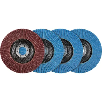 PARKSIDE® Příslušenství k úhlové brusce, Ø 125 mm (vějířové brusné kotouče, 4dílná sada)