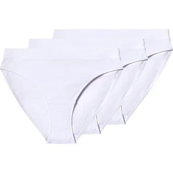 Kalhotky esmara® Dámské kalhotky s BIO bavlnou, 3 kusy (bílá, XS(32/34))