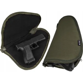 Příslušenství pro sportovní střelbu Pouzdro na Krátkou Zbraň se Zipem Mil-Tec Malé 30x18cm Zelené - Olive
