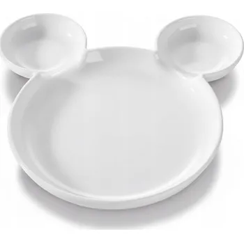 Talíř Dětský talíř 26,5 cm Medvídek bílý