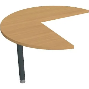 Psací stůl Stůl jednací levý - CP 21 L - BUK , ČERNÁ Ral 9005