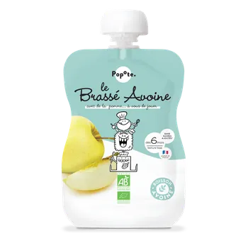 POPOTE BIO svačinka z ovesného mléka s jablkem 100 g