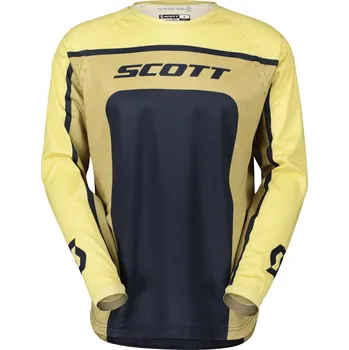 Moto dres Motokrosový dres SCOTT 350 TRACK EVO béžovo-modrý