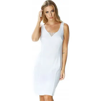 MEWA lingerie spodnička pod šaty ke kolenům bílá velikost 48