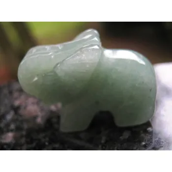 Avanturín zelený - slon