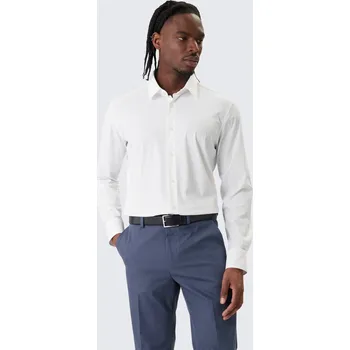 Pánské oblečení Pánská košile BOSS Black P-HANK-S-K-261 70 50555747 bílá Velikost: 40