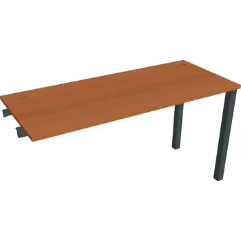 Psací stůl Stůl pracovní úzký UE 1400 R řetízící rovné - TŘEŠEŇ , ČERNÁ