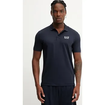 Pánské tričko Tréninkové polo tričko EA7 Emporio Armani AF13755.7M000168 námořnická modř 59X, vel. S