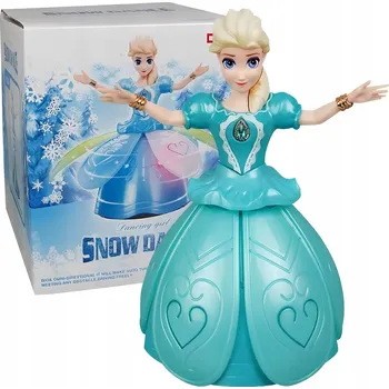 Interaktivní tančící panenka Elsa, hudební hračka se světelnými efekty