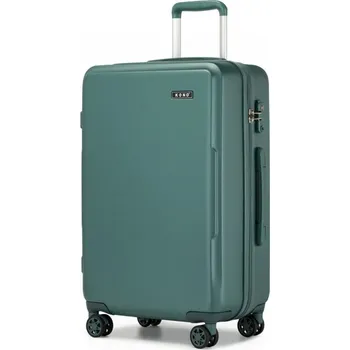 Kono 2494 Kufr spinner 65cm Zelená ABS/Polykarbonát