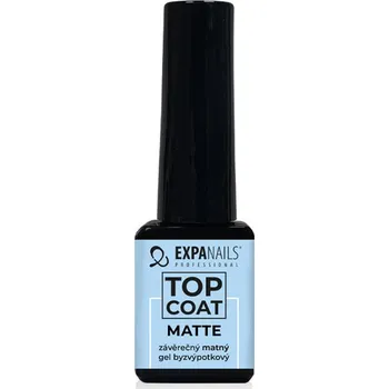 Lak na nehty EXPA-nails UV/LED gel - Top coat Matte - závěrečný matný Objem: 5 ml