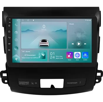 Autorádio HIZPO KXMSBLD92 Autorádio 9" Android pro Mitsubishi Outlander 2, Peugeot 4007, Citroen C-Crosser Varianta: A - Bez RockFord, Model: P9002CP (2+32GB) CHR666_TYP