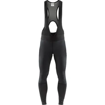 Cyklistické kalhoty Kalhoty se šlemi CRAFT Ideal Pro Wind Bib 1906567-999000 Black - S